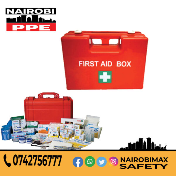 fak-red--3800 first aid kit medium