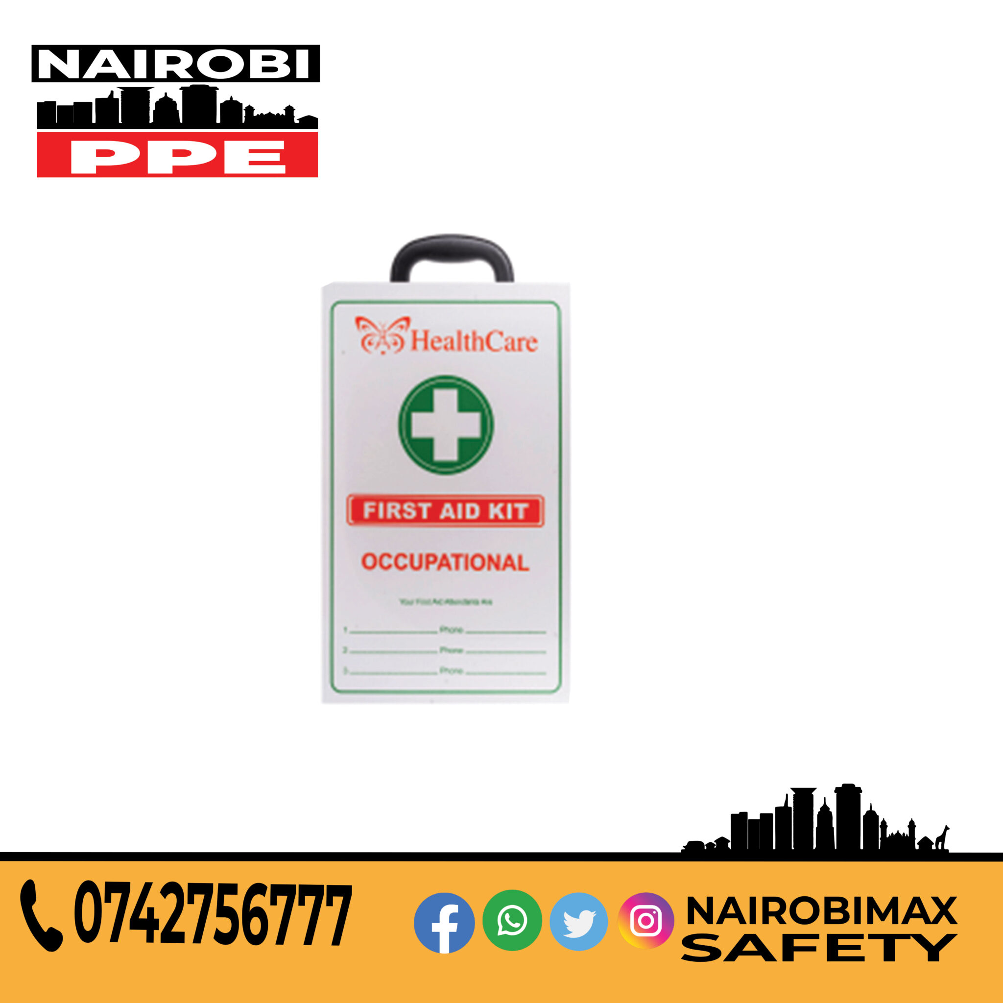 OCCUPATIONAL FIRST AID KIT 0742756777 Nairobimax safety ltd